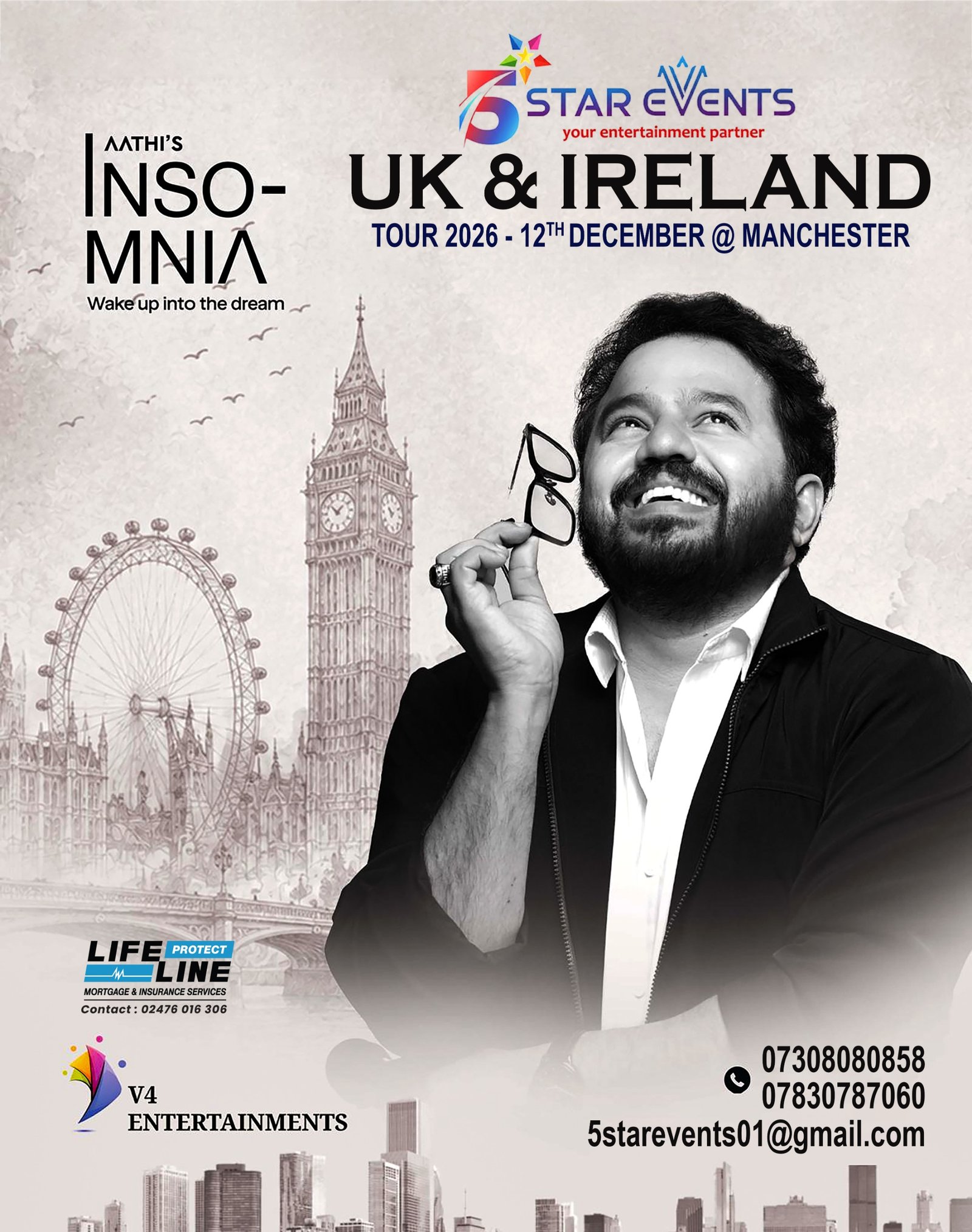 AATHI'S INSOMNIA - MANCHESTER poster